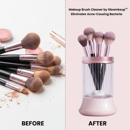 GlowClean™ – Nettoyeur Électrique de Pinceaux Professionnel